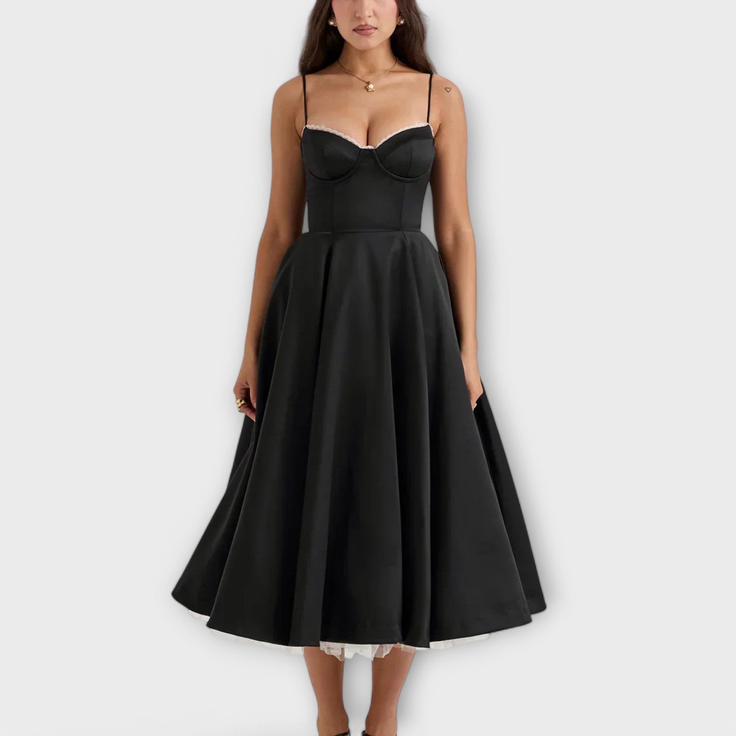 Mélie – Light summer dress with corset detail