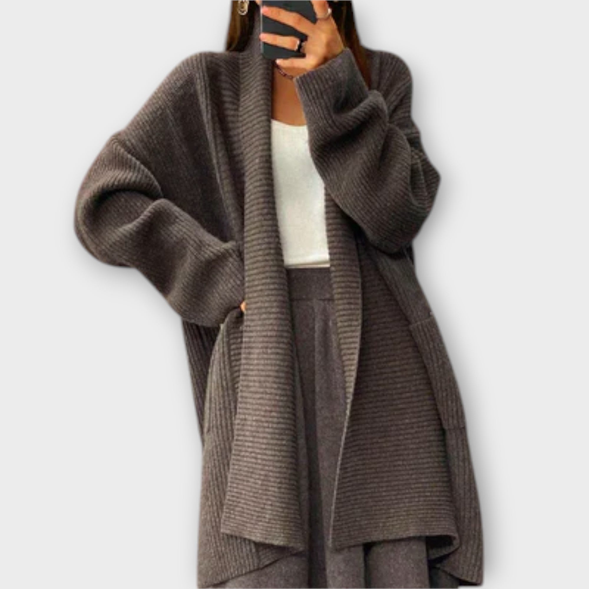 Euphemia - Long Knit Cardigan