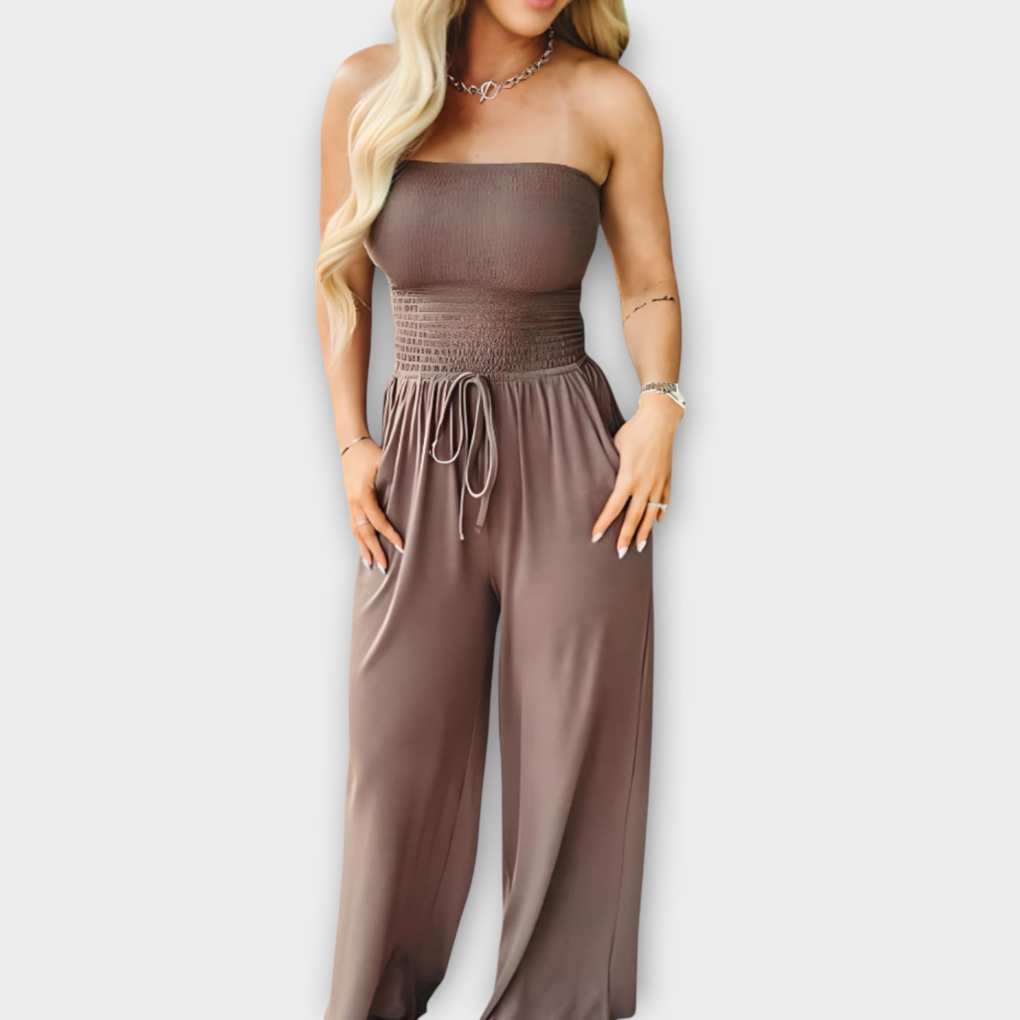 Anna Strapless Jumpsuit