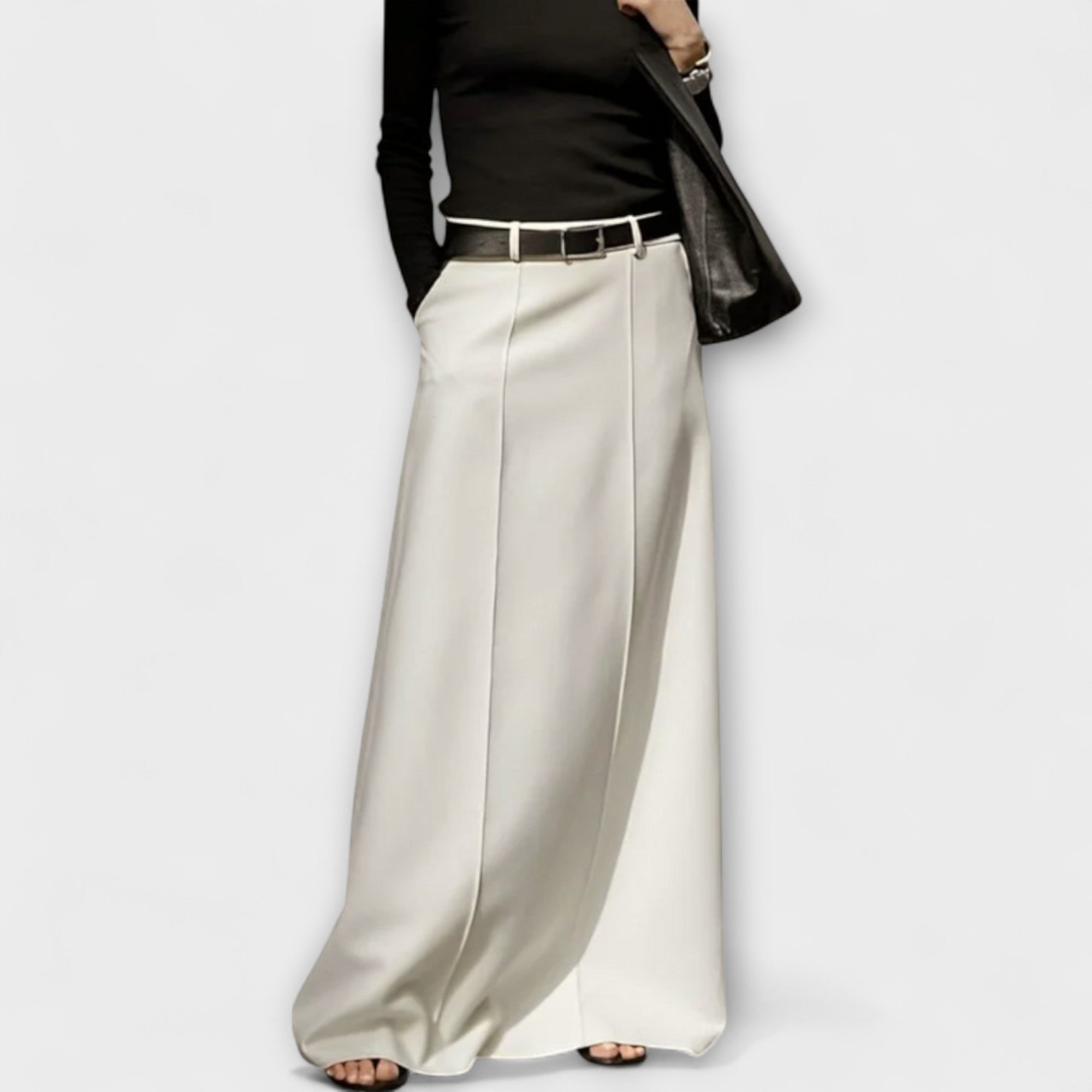 Emma - H-line Skirt with Contemporary Urban Style