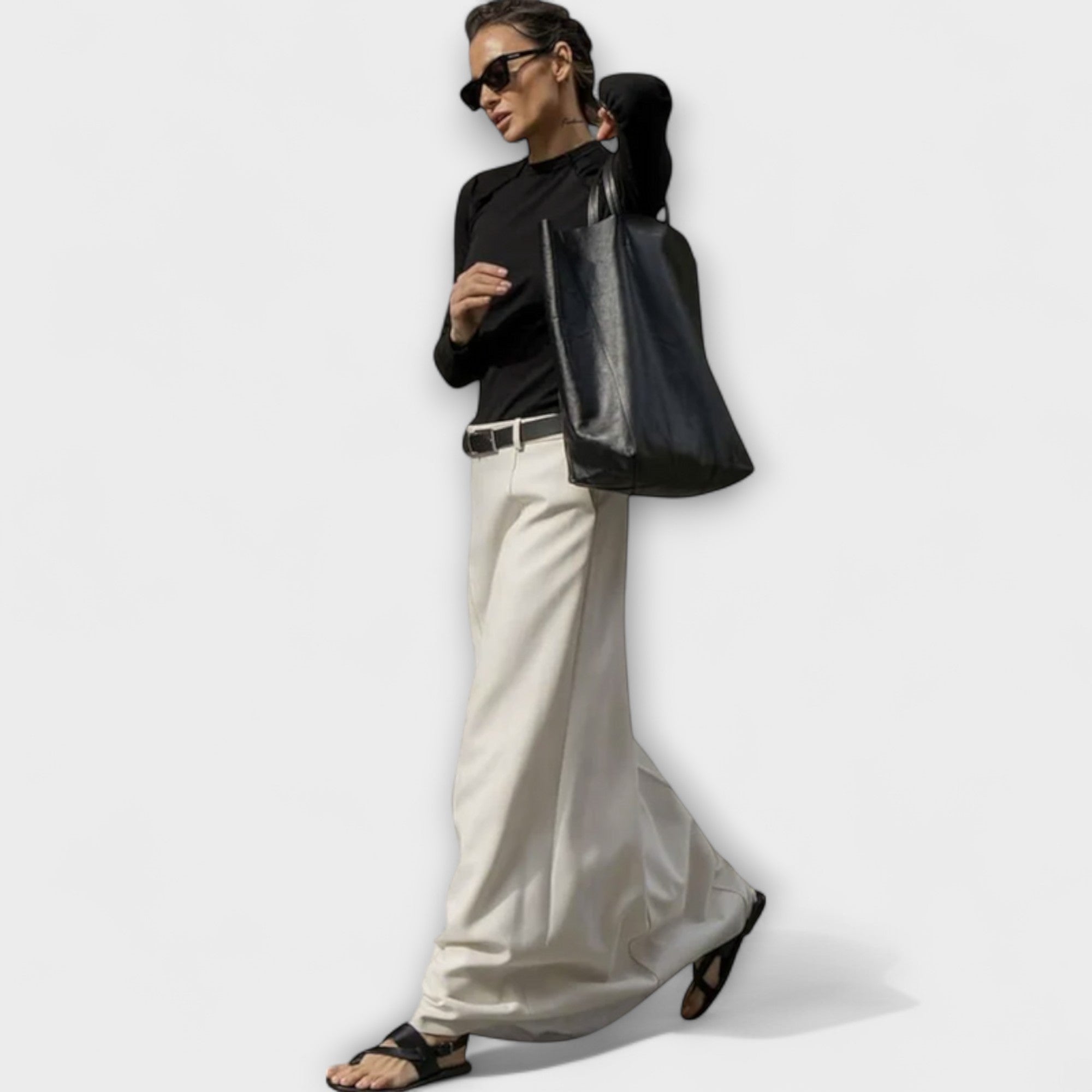 Emma - H-line Skirt with Contemporary Urban Style
