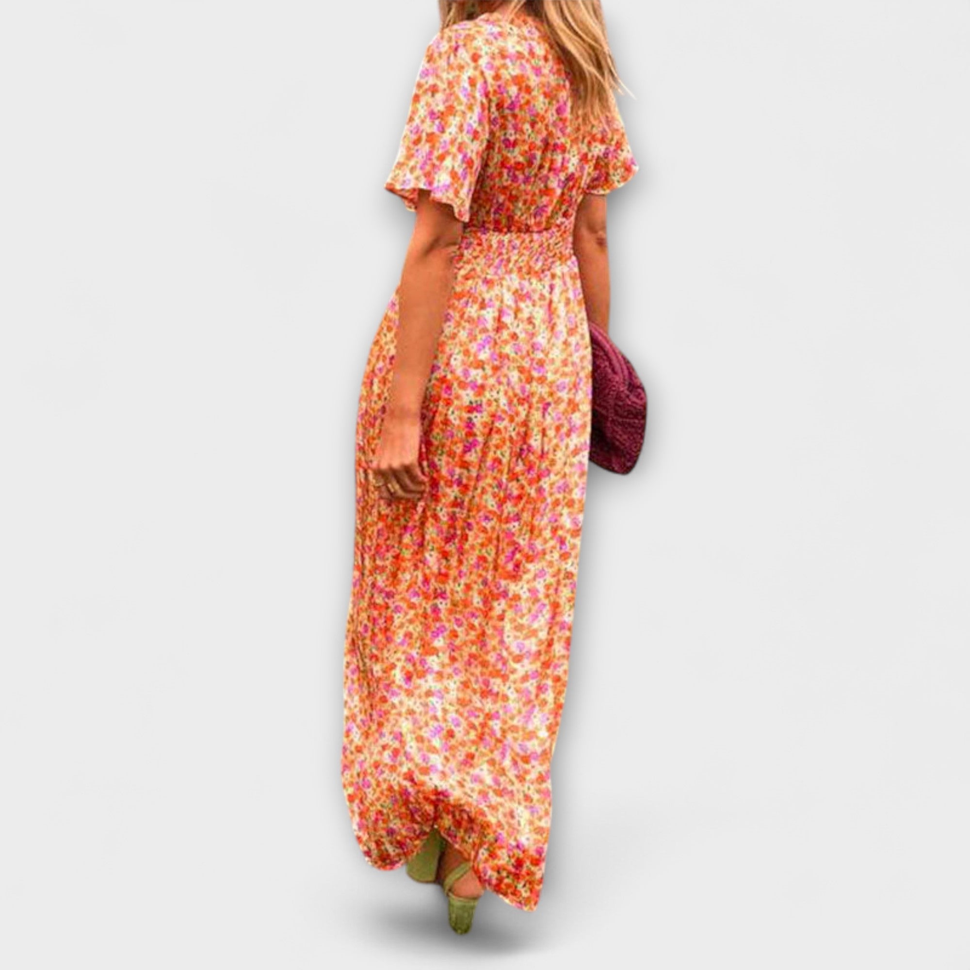 Elsie - Classic V-Neck Dress