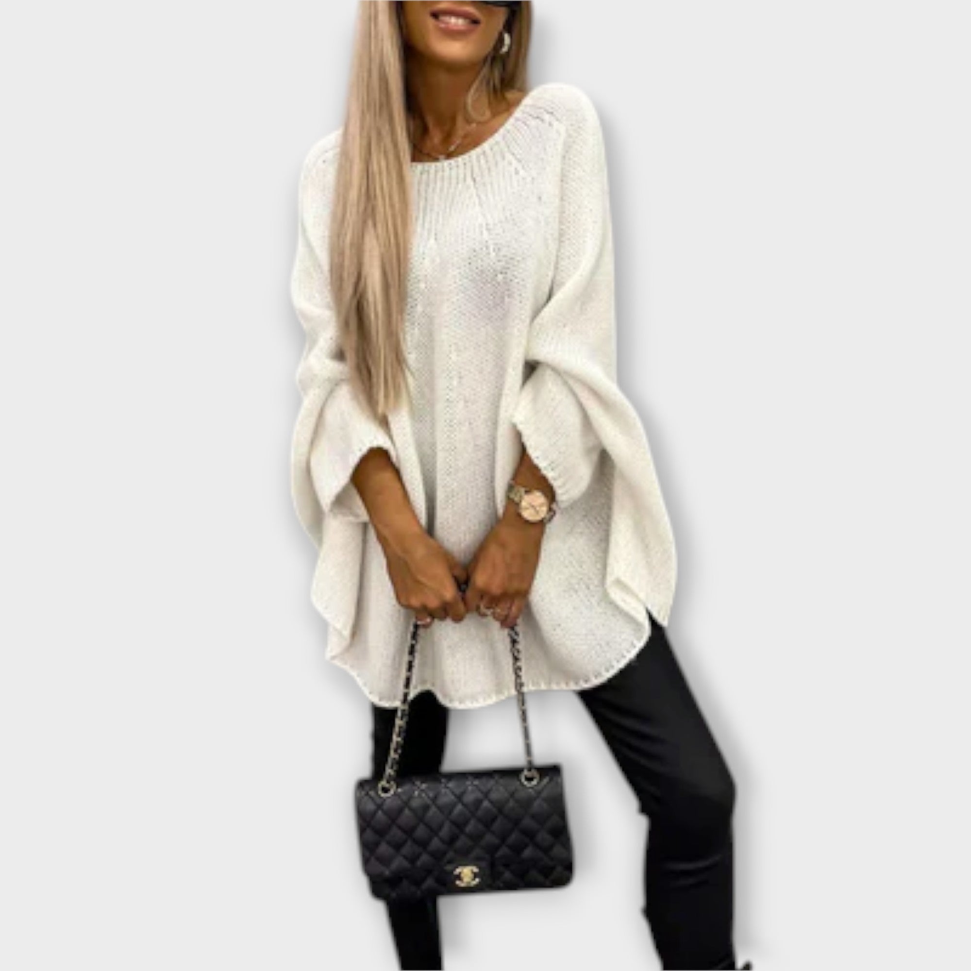 Isabelle - Stylish Women's Sweater with Round Neck