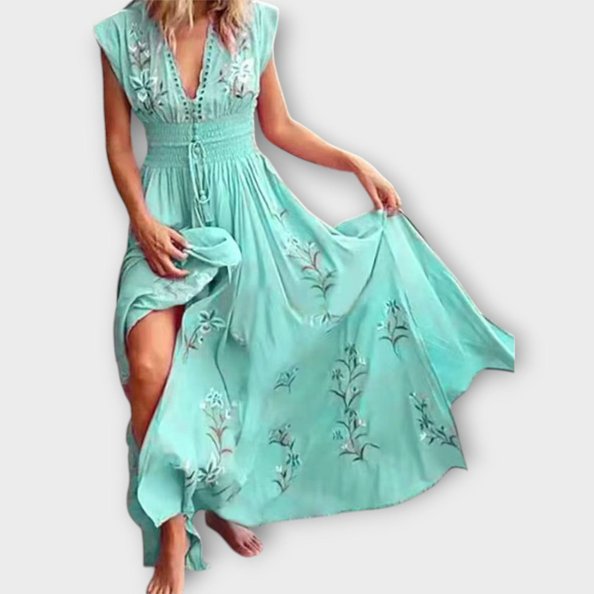 Felizia – Boho Dress with Charming Embroidery