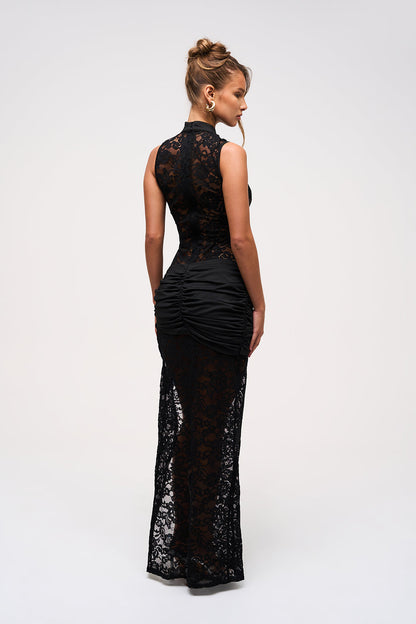 Maxi Dress with Lace