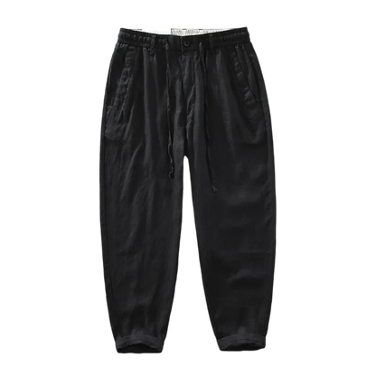 Men's Linen Trousers Elegio Verno