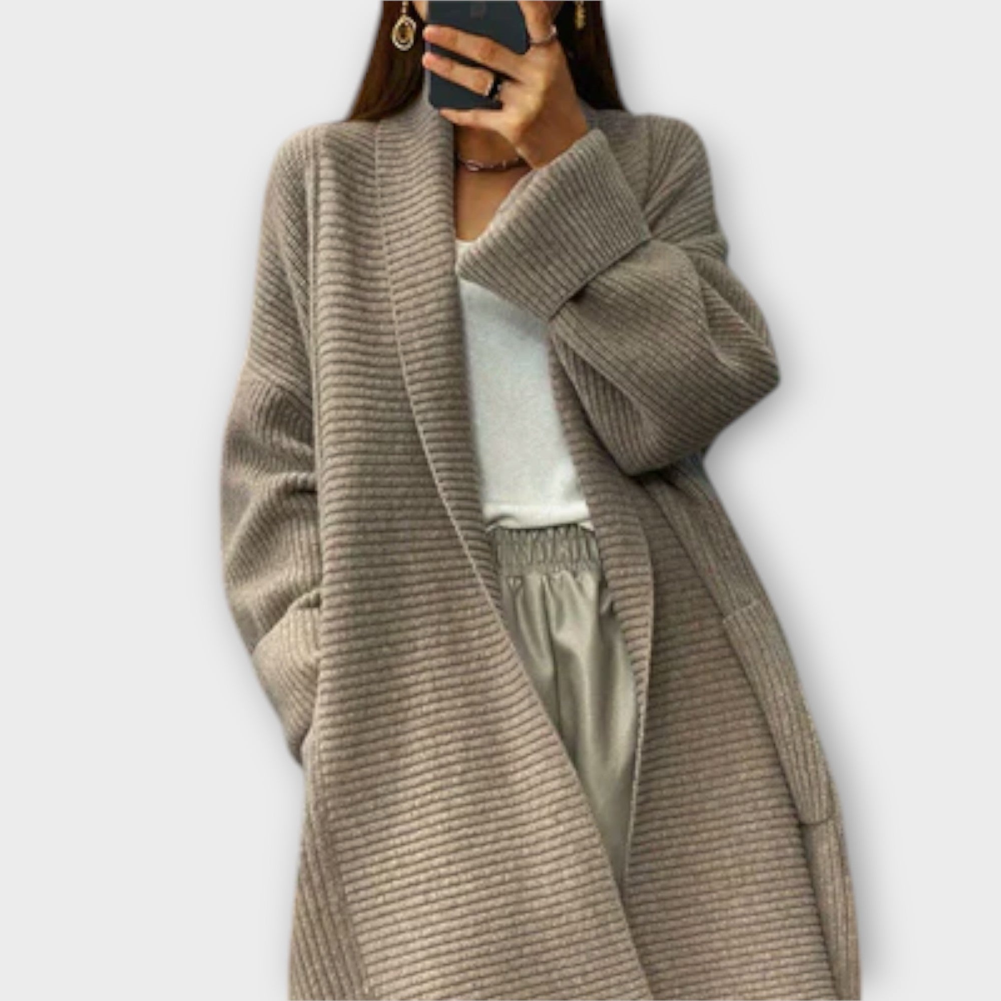 Euphemia - Long Knit Cardigan