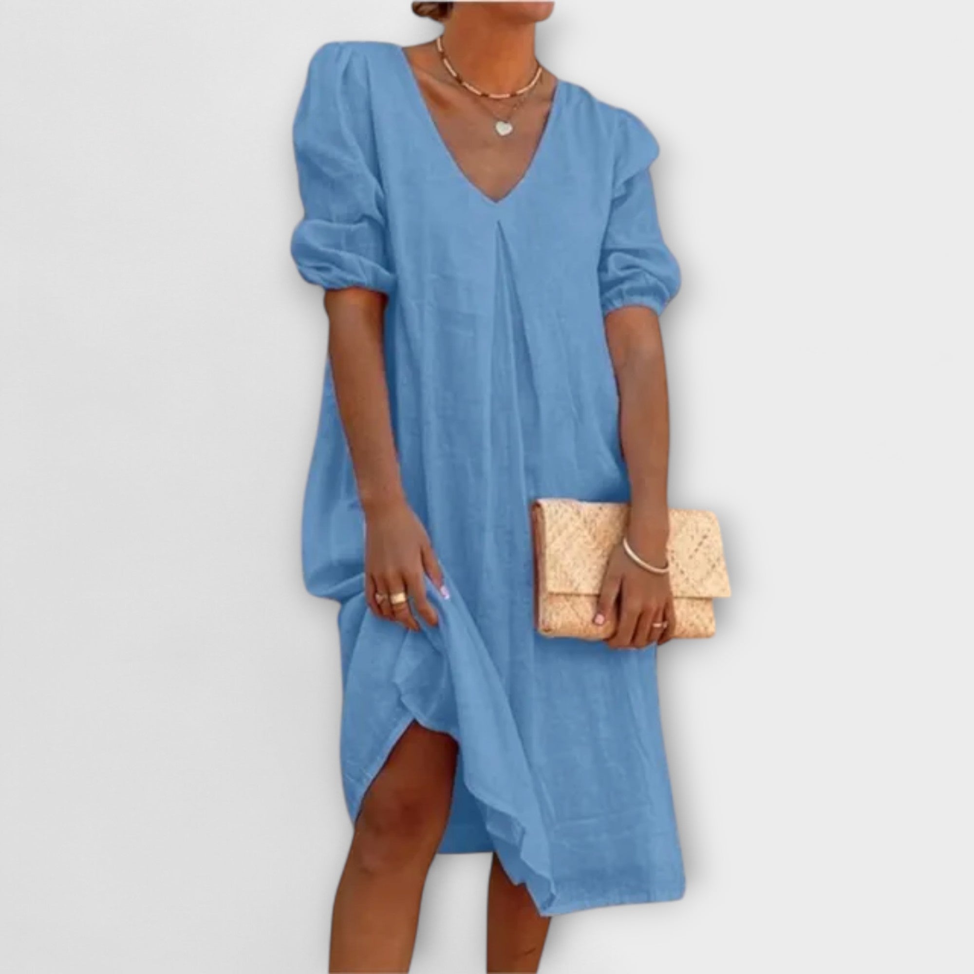 Fanny - Elegant summer dress with lace details