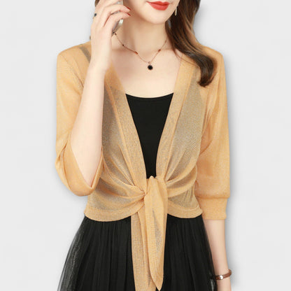 Olivia - Blouse with Open Front