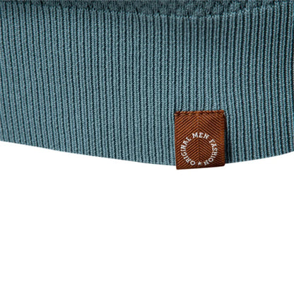 Jacquard Knit Polo Shirt