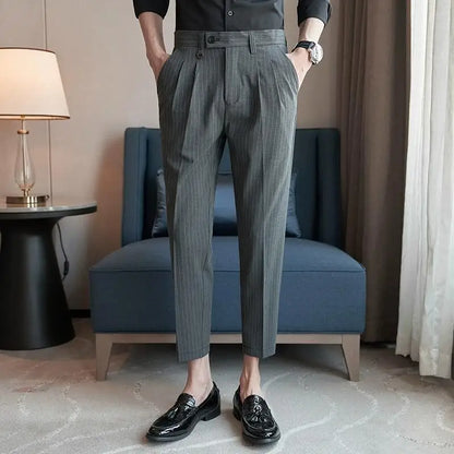 Striped Suit Trousers Verno