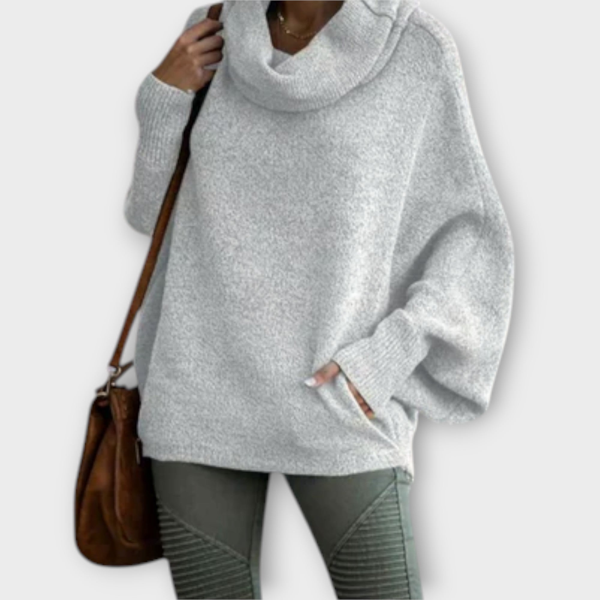 Ulrike - Elegant Women's Sweater in Tortoiseshell