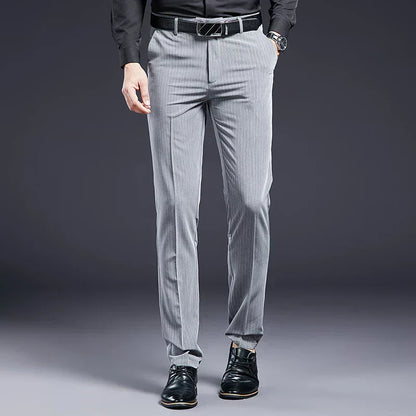 Premium Men's Suit Trousers Striped Verno