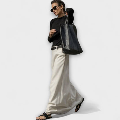 Emma - H-line Skirt with Contemporary Urban Style
