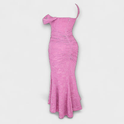 Renske - Long dress with an elegant and sophisticated bodice